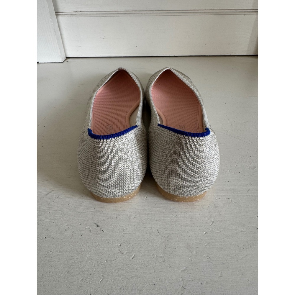Rothy's The Point flats in Diamond Metallic Size 10 - Picture 4 of 8